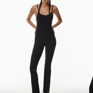 Aritzia Black Sleek Jumpsuit golden collection.